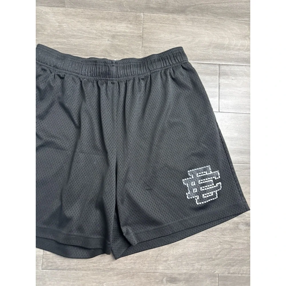 Eric Emmanuel Mesh Black Shorts size Xl